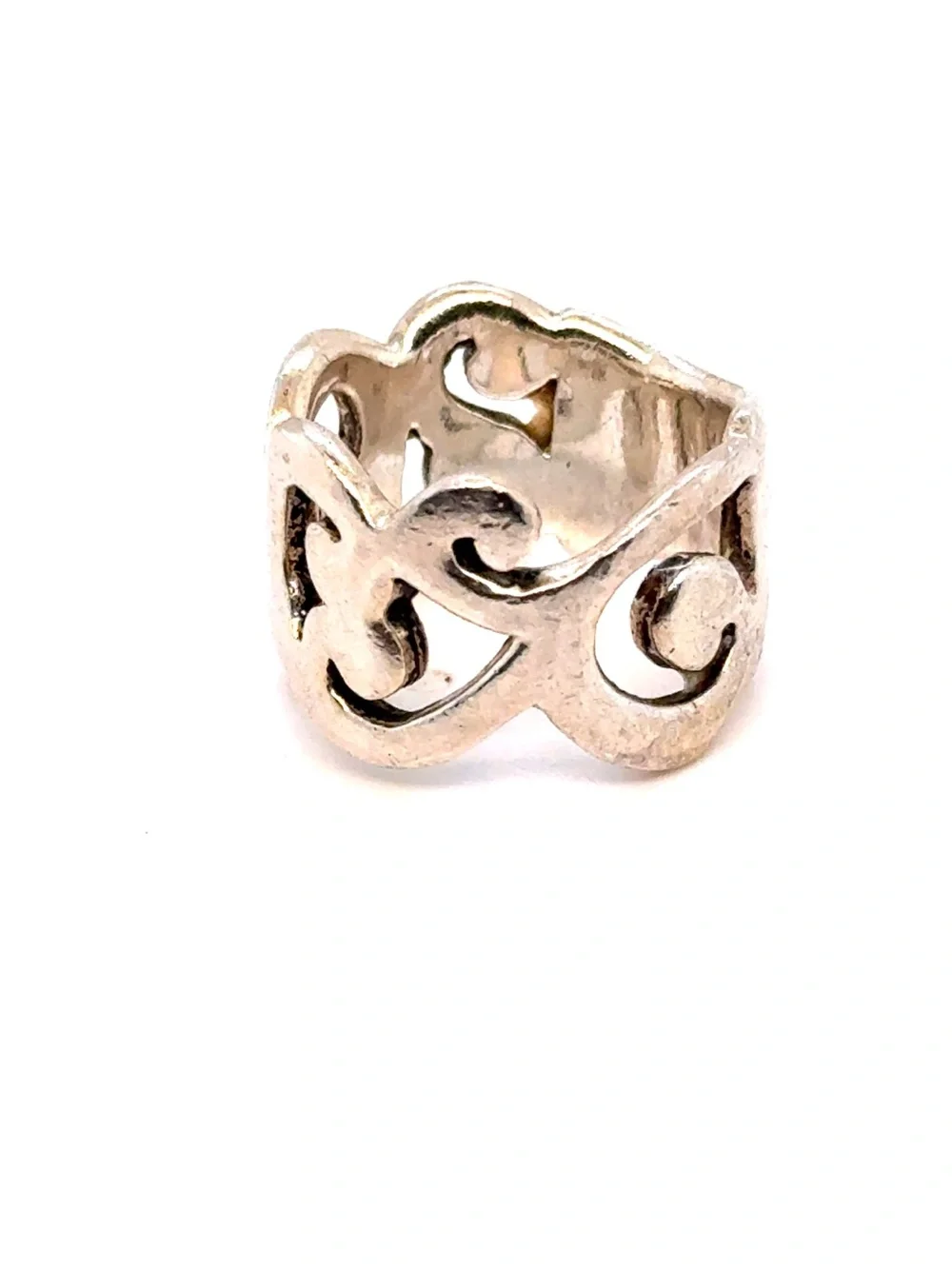 Silpada‎ Sterling Silver Openwork Heart & Scroll Ring